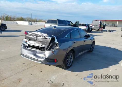 2020 Honda Civic Ex from USA, damaged, VIN 19XFC1F32LE002580